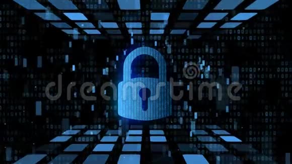数字数据保护加密计算机锁防止间谍软件视频的预览图
