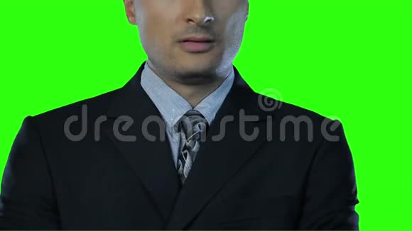 系领带的人脸上的表情视频的预览图