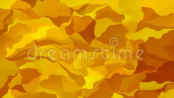 动画彩色背景无缝循环视频水彩效果金色青铜黄色赭黄色骆驼色视频的预览图