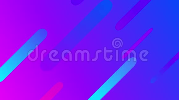 无缝直播背景霓虹紫蓝色现代线条视频的预览图