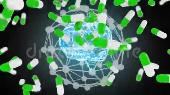 药物对大脑的分子效应视频的预览图