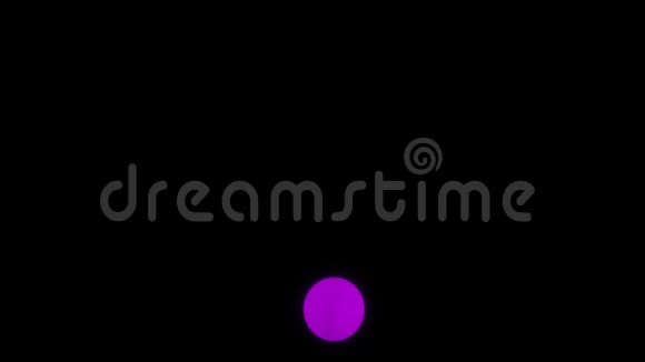 紫火球球体运动图形元件视频的预览图