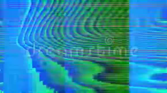 转换数据故障动态网络朋克80年代背景视频的预览图