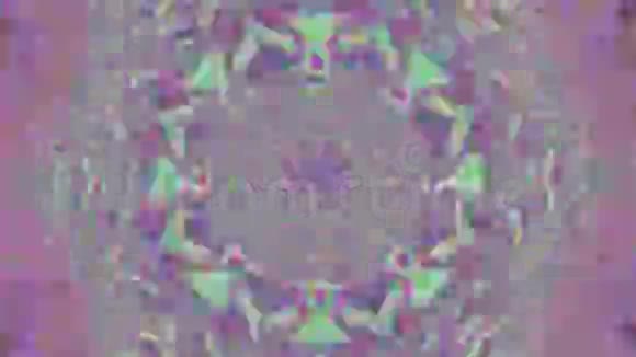 抽象霓虹灯网络朋克时尚全息粒子背景视频的预览图