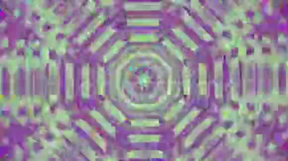多色动态网络朋克潮流全息粒子背景视频的预览图