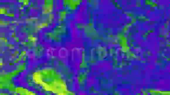 混合色几何网络朋克时尚彩虹背景视频的预览图