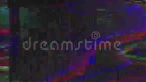 改造嘈杂的动态网络朋克90年代背景视频的预览图