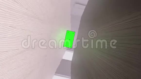 家设计绿屏阿尔法通道板木台上横幅视频的预览图