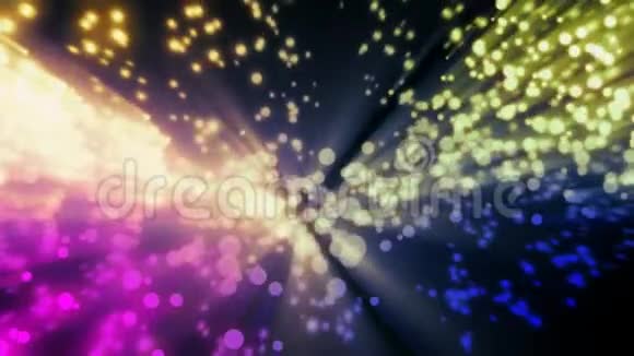 彩色粒子背景视频的预览图