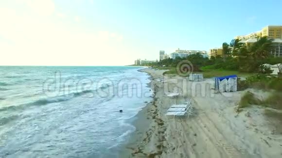 美丽的海滩在基比斯凯恩佛罗里达视频的预览图