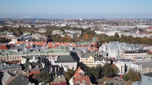 拉脱维亚里加的城市景观视频的预览图