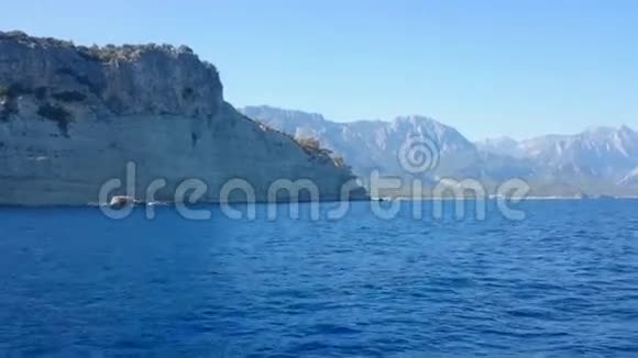 地中海美丽的海岸景观视频的预览图