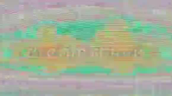 数字噪声霓虹灯网络朋克90年代背景视频的预览图