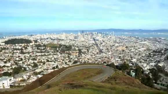 旧金山双子峰的时间流逝视频的预览图