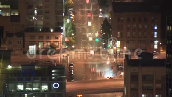 在大城市之上时间流逝旧金山剪辑2视频的预览图