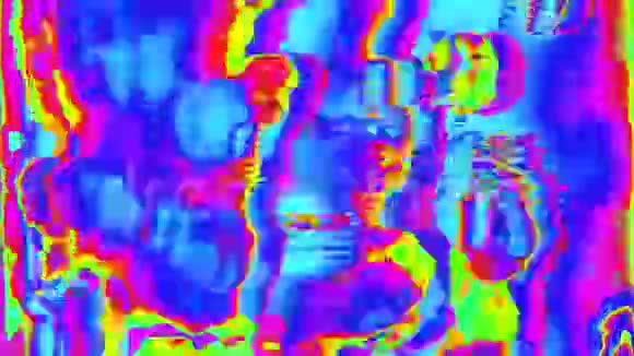 摘要霓虹灯网络朋克迷幻发光粒子背景视频的预览图