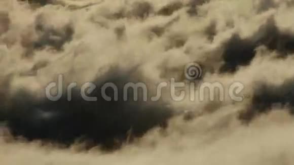 云层之上时间流逝剪辑4视频的预览图