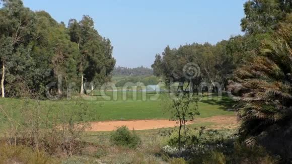 摩洛哥高尔夫球场沙堡视频的预览图