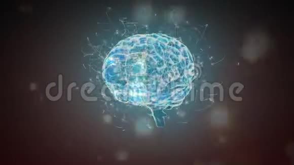 数字大脑和区块链技术视频的预览图