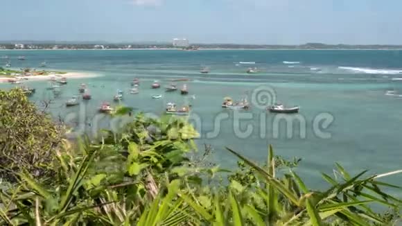 斯里兰卡海湾移动船时间间隔4k视频的预览图