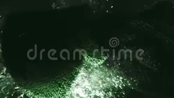 一种用于洗车的专业干微纤维抹布蘸水从水下看到底部水下视频的预览图