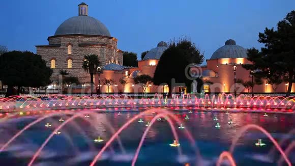 HasekiHurremSultanHamami和喷泉土耳其伊斯坦布尔视频的预览图