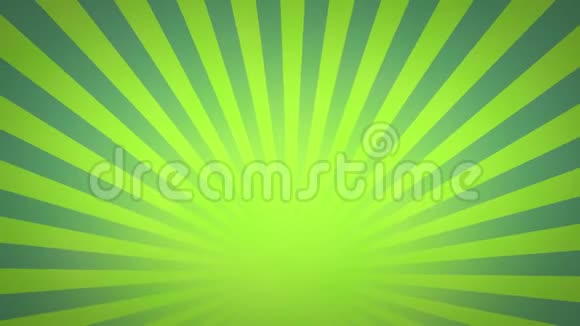 绿色和蓝色旋转太阳爆炸动画循环背景视频的预览图
