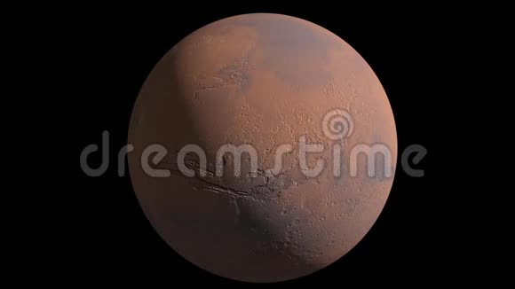 4K星球火星完整循环视频的预览图