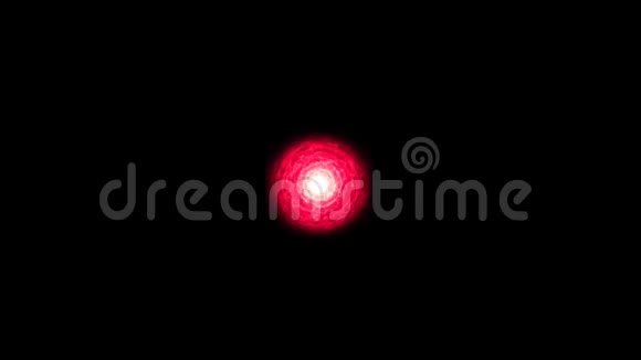 黑色背景上的红色功率球视频的预览图