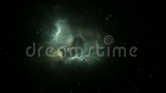 在超新星爆炸后飞越星云和星域视频的预览图