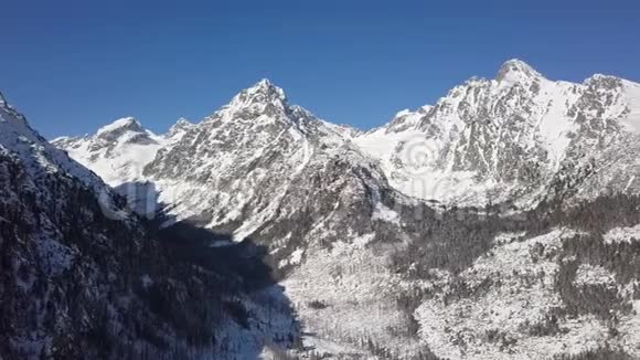斯洛伐克塔特拉斯高山上的格拉乔夫峰视频的预览图