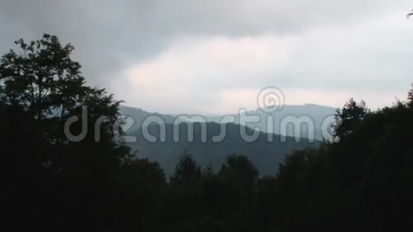 放大雾霾和森林地平线视频的预览图