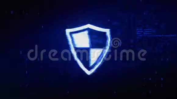 保护保护安全屏蔽符号数字像素噪声误差动画视频的预览图