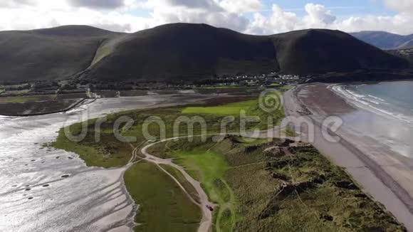 罗斯比海滩爱尔兰从上面视频的预览图