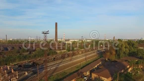 航空测量钢厂视频的预览图