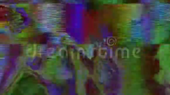 催眠不良的跳闸效果光线泄漏闪闪发光的背景可循环的录像视频的预览图
