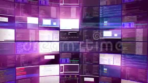 数据中心托管提供商紫色计算机视频的预览图