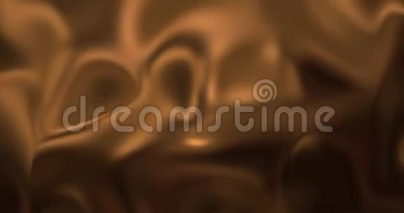 液体热巧克力背景熔化黑暗巧克力纹理3D渲染循环4k魅力丝绸背景动画视频的预览图