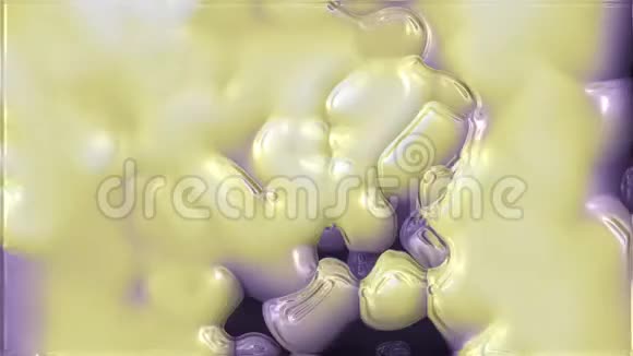 粗糙的表面从新兴和消失的气泡三维渲染计算机生成的背景视频的预览图