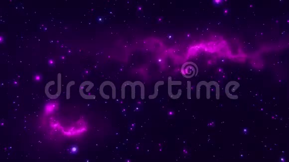 空间环境紫色星云循环背景之旅视频的预览图