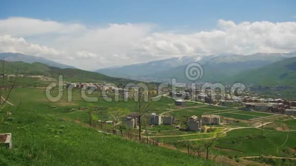 亚美尼亚山区城市景观视频的预览图
