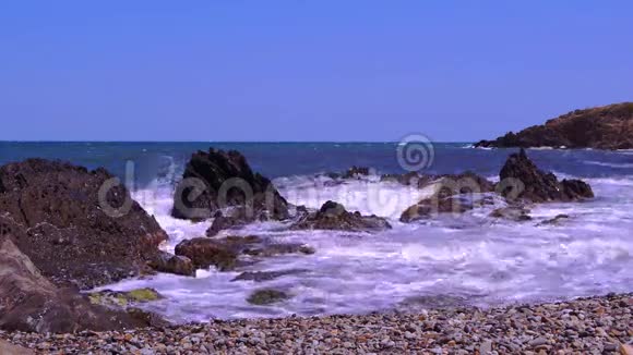 法国地中海海岸的海滩视频的预览图