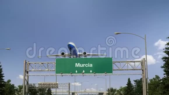 飞机起飞穆尔西亚视频的预览图