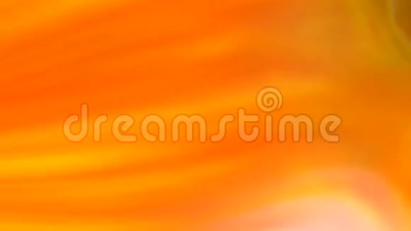 橙色的黄色溪流抽象的食物颜色墨水移动或流动的背景视频的预览图