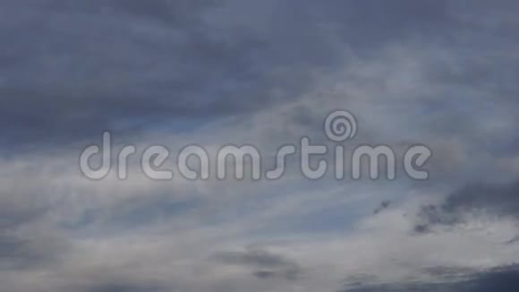 日落天空云动粉红火速运动视频的预览图