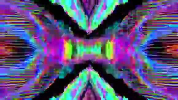 镶嵌万花筒棱镜反射闪闪发光的背景视频的预览图