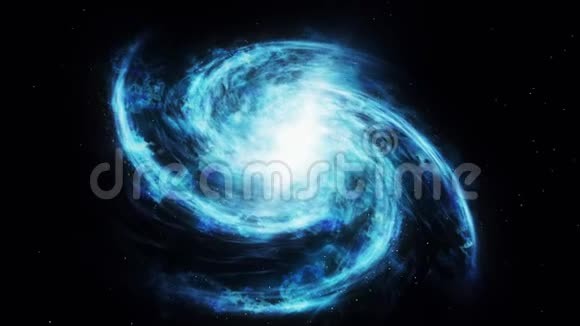 空间旅游和星际旅行的概念星际螺旋星系视频的预览图