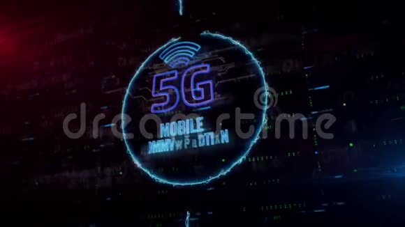 5G全息图在电圆中视频的预览图