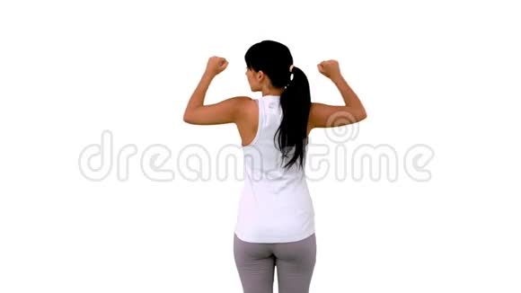 适合女性的手臂肌肉后视视频的预览图