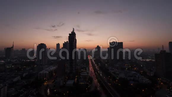 泰国曼谷的黎明时间视频的预览图